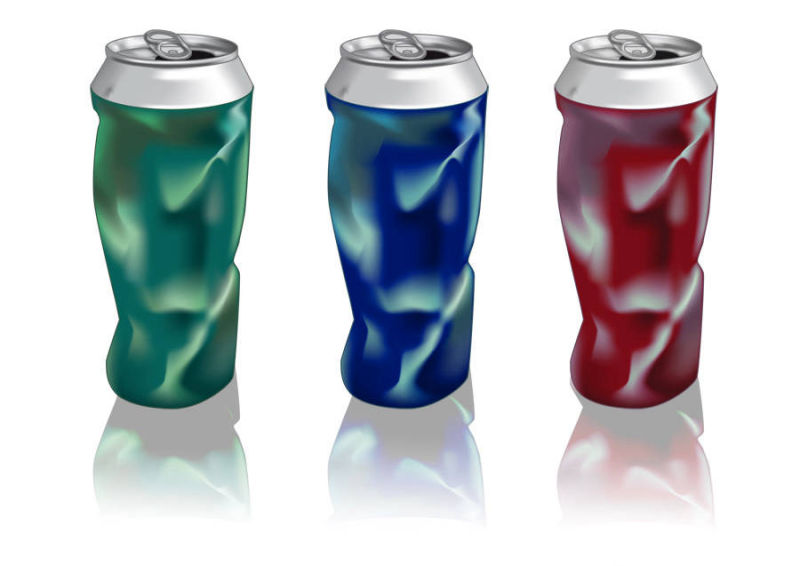 Crushed Cans Print-Illustration schmitt-könig.de