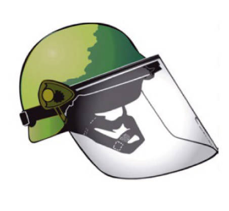 Police Helmet Print-Illustration schmitt-könig.de