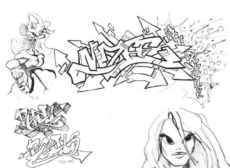 Graffiti Scribble schmitt-könig.de