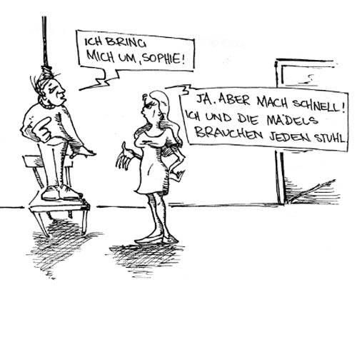 Stuhlmangel Cartoon schmitt-könig.de