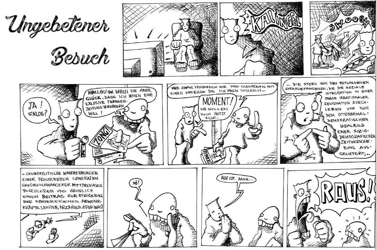 Ungebetener Besuch Comic schmitt-könig.de
