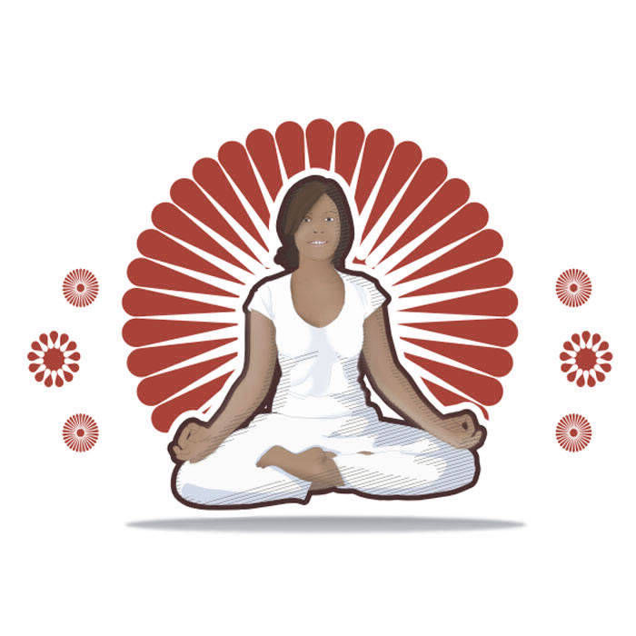 Yoga Lady Print-Illustration schmitt-könig.de