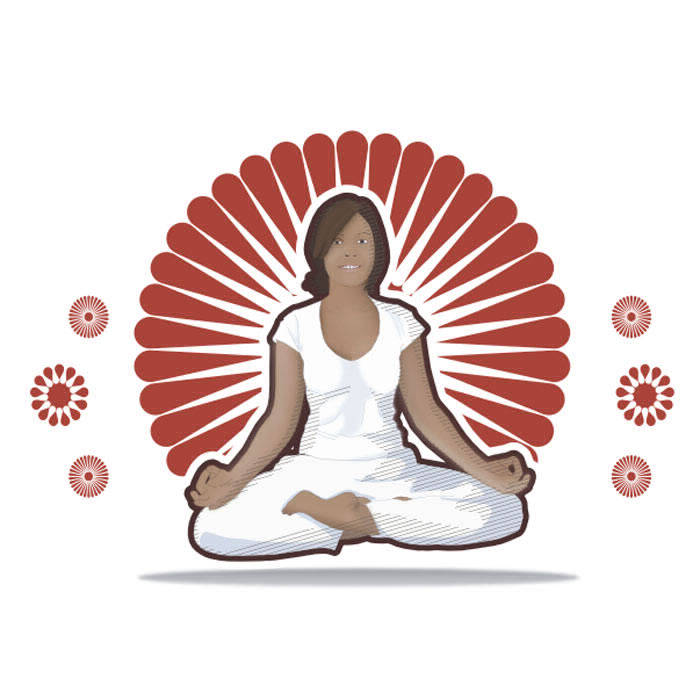 Yoga Lady Print-Illustration schmitt-könig.de